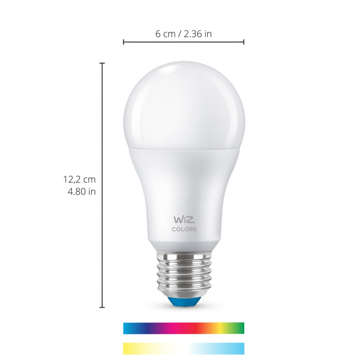 WiZ WiFi Smart LED E27 60W Färg + Varm-kallvit 3-pack WiZ WiFi Smart LED E27 60W Färg + Varm-kallvit 3-pack