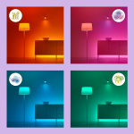 WiZ WiFi Smart LED E27 60W Färg + Varm-kallvit 3-pack WiZ WiFi Smart LED E27 60W Färg + Varm-kallvit 3-pack