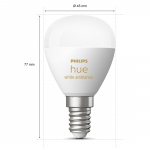 Philips Hue White Ambiance E14 Klot 2-pack Philips Hue White Ambiance E14 Klot 2-pack