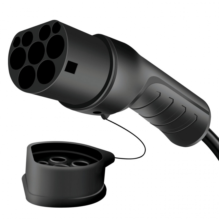 LogiLink Laddare Elbil Typ 2 230V 1-fas 16A 3,7 kW 5m