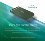 Transcend Portabel SSD ESD380C USB-C 2TB (R/W 2000 MB/s)