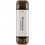 Transcend Portabel SSD ESD310S USB-C 2TB (R1050/W950) Silver