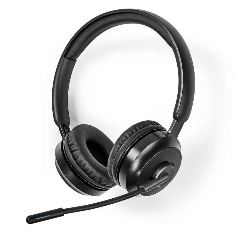 Nedis PC-headset | On-Ear-Kuulokkeet | Stereo | Bluetooth | Kokoontaitettava Mikrofoni | Musta Nedis PC-headset | On-Ear-Kuulokkeet | Stereo | Bluetooth | Kokoontaitettava Mikrofoni | Musta