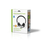 Nedis PC-headset | On-Ear-Kuulokkeet | Stereo | Bluetooth | Kokoontaitettava Mikrofoni | Musta Nedis PC-headset | On-Ear-Kuulokkeet | Stereo | Bluetooth | Kokoontaitettava Mikrofoni | Musta