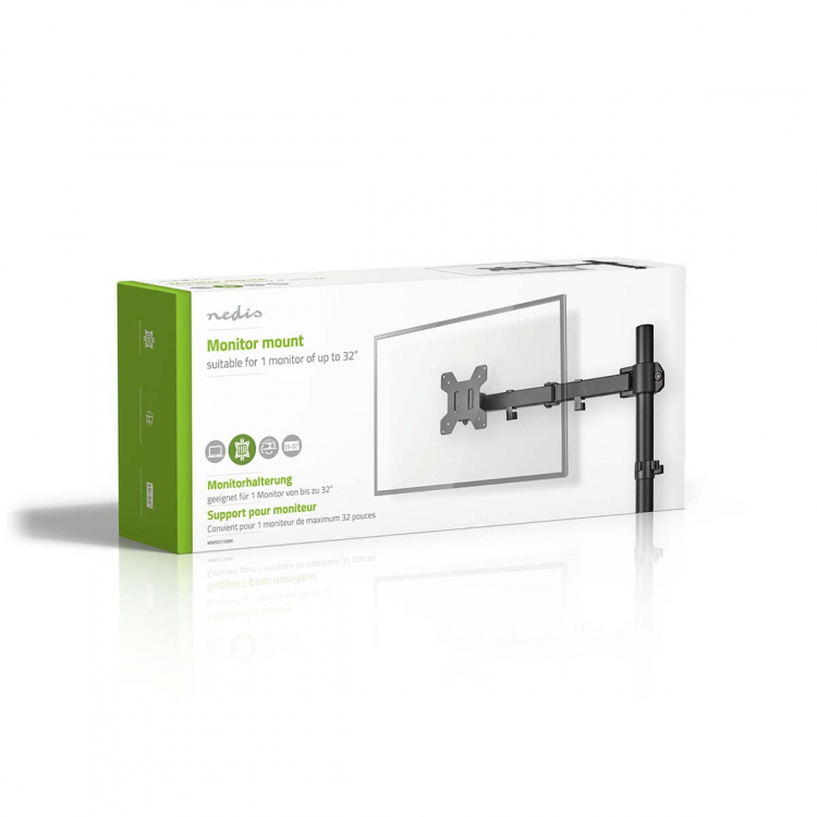 Nedis Monitorin Pöytäteline | 1 Näyttö(t) | 15 - 32 