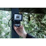 brennenstuhl LED-kohdevalo JARO 1060 P (LED-valonheitin seinäasennukseen ulkokäyttöön IP65, 10W, 1150lm, 6500K, liiketunnistimella)