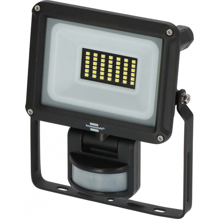 brennenstuhl LED-kohdevalo JARO 3060 P (LED-valonheitin seinäasennukseen ulkokäyttöön IP65, 20W, 2300lm, 6500K, liiketunnistimella)