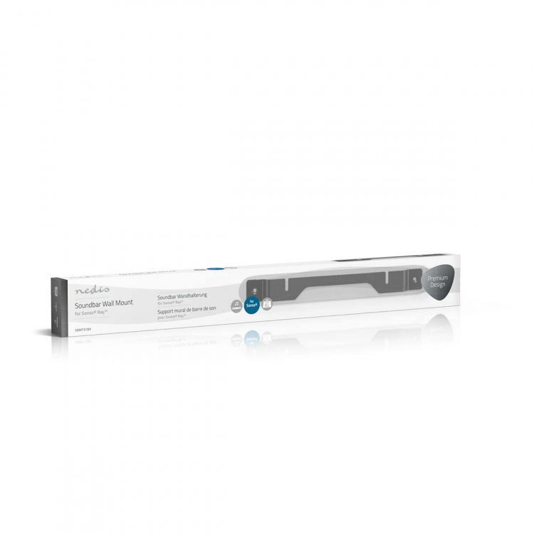 Nedis Soundbar-teline | Sopii käytettäväksi: Sonos® Ray™ | Seinä | 2 kg | Kiinteä | ABS-Muovi / Teräs | Musta