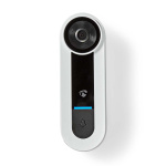 Nedis SmartLife Video Ovipuhelin | Wi-Fi | Verkkovirtakäyttöinen | 1536x1536 | MicroSD (ei sisälly) / Onvif / Pilvipalvelutallennus (valinnainen) | IP65 | Liiketunnistimella | Valkoinen