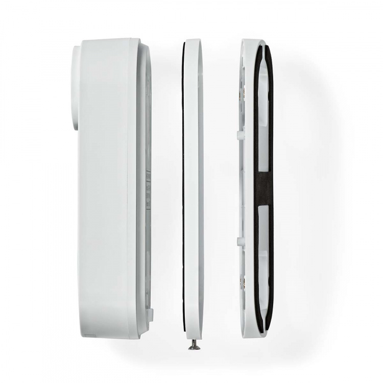 Nedis SmartLife Video Ovipuhelin | Verkkovirtakäyttöinen | 1536x1536 | MicroSD (ei sisälly) / Onvif / Pilvipalvelutallennus (valinnainen) | IP65 | Liiketunnistimella | Valkoinen