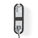 Nedis SmartLife Video Ovipuhelin | Wi-Fi | Verkkovirtakäyttöinen | 1536x1536 | MicroSD (ei sisälly) / Onvif / Pilvipalvelutallennus (valinnainen) | IP65 | Liiketunnistimella | Valkoinen