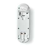 Nedis SmartLife Video Ovipuhelin | Wi-Fi | Verkkovirtakäyttöinen | 1536x1536 | MicroSD (ei sisälly) / Onvif / Pilvipalvelutallennus (valinnainen) | IP65 | Liiketunnistimella | Valkoinen