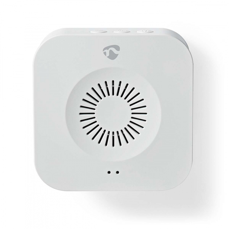 Nedis SmartLife Soittokello | 433 MHz | Tarvikkeet tuotteelle: WIFICDP10GY / WIFICDP30WT / WIFICDP40CWT | Paristokäyttöinen / USB Virta | 4 ääntä | 4.5 V DC / 5 V DC | Säädettävä äänenvoimakkuus | Valkoinen