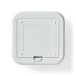 Nedis SmartLife Soittokello | 433 MHz | Tarvikkeet tuotteelle: WIFICDP10GY / WIFICDP30WT / WIFICDP40CWT | Paristokäyttöinen / USB Virta | 4 ääntä | 4.5 V DC / 5 V DC | Säädettävä äänenvoimakkuus | Valkoinen