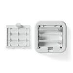 Nedis SmartLife Soittokello | 433 MHz | Tarvikkeet tuotteelle: WIFICDP10GY / WIFICDP30WT / WIFICDP40CWT | Paristokäyttöinen / USB Virta | 4 ääntä | 4.5 V DC / 5 V DC | Säädettävä äänenvoimakkuus | Valkoinen