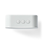 Nedis SmartLife Soittokello | 433 MHz | Tarvikkeet tuotteelle: WIFICDP10GY / WIFICDP30WT / WIFICDP40CWT | Paristokäyttöinen / USB Virta | 4 ääntä | 4.5 V DC / 5 V DC | Säädettävä äänenvoimakkuus | Valkoinen