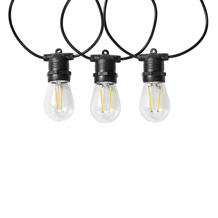 Nedis SmartLife-koristevalot | Partylight | Wi-Fi | Lämmin Valkoinen | 10 LED\'s | 9.00 m | Android™ | Polttimon halkaisija: 45 mm Nedis SmartLife-koristevalot | Partylight | Wi-Fi | Lämmin Valkoinen | 10 LED\'s | 9.00 m | Android™ | Polttimon halkaisija: 45 mm