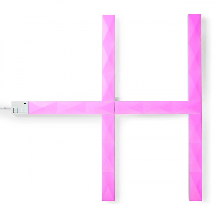 Nedis SmartLife-koristevalot | Seinäpalkki | Wi-Fi | Lämmin Valkoinen / RGBIC | Android™ Nedis SmartLife-koristevalot | Seinäpalkki | Wi-Fi | Lämmin Valkoinen / RGBIC | Android™