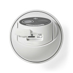 Nedis SmartLife Ulkokamera | Full HD 1080p | Kääntö/kallistus | IP65 | Maks. akunkesto: 5 Kuukautta | MicroSD (ei sisälly) / Pilvipalvelutallennus (valinnainen) | 5 V DC | Liiketunnistimella | Yökuvaus | Valkoinen