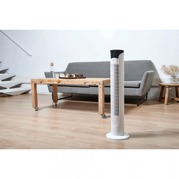 BLACK+DECKER TOWER Tuuletin Valkoinen 81cm