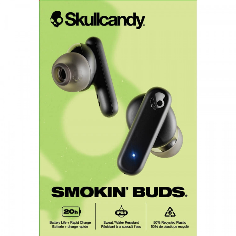 SKULLCANDY Headphone Smokin Buds True WirelessIn-Ear Black