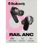 Skullcandy Headphone Rail ANC True WirelessIn-Ear Black