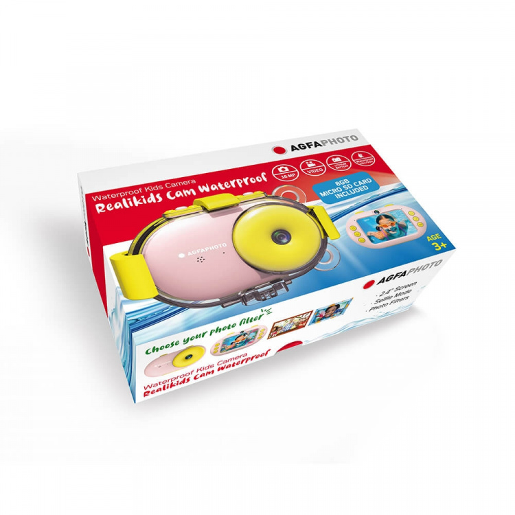 Agfa Digital Camera Realikids Waterproof Pink Agfa Digital Camera Realikids Waterproof Pink