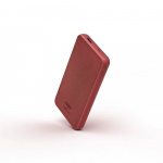 HAMA Powerbank Fabric 10000mAh Chili Red