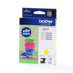 Brother Musteet LC221Y LC-221 Keltainen