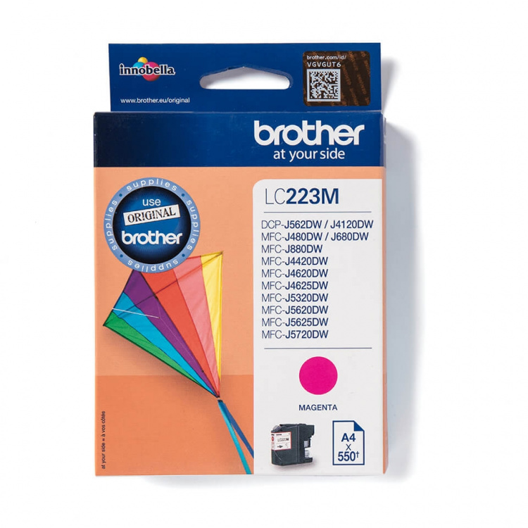 Brother Musteet LC223M LC-223 Magenta Brother Musteet LC223M LC-223 Magenta