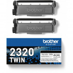 BROTHER Toner TN2320TWIN TN-2320 Black Twin-pack BROTHER Toner TN2320TWIN TN-2320 Black Twin-pack