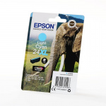 EPSON Musteet C13T24354012 24XL Vaalean Cyan Elephant