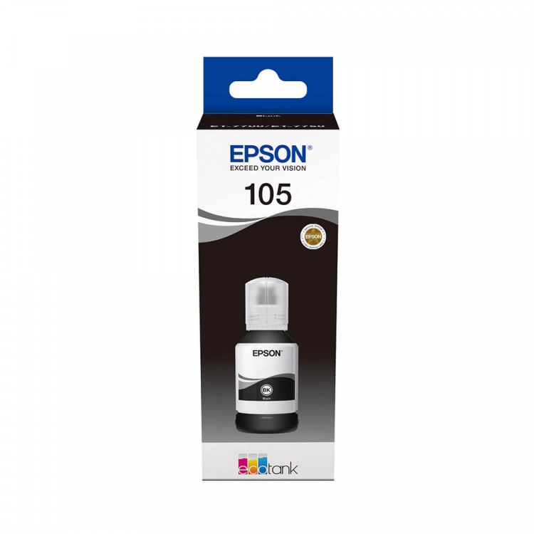 EPSON Ink C13T00Q140 105 Black Ecotank