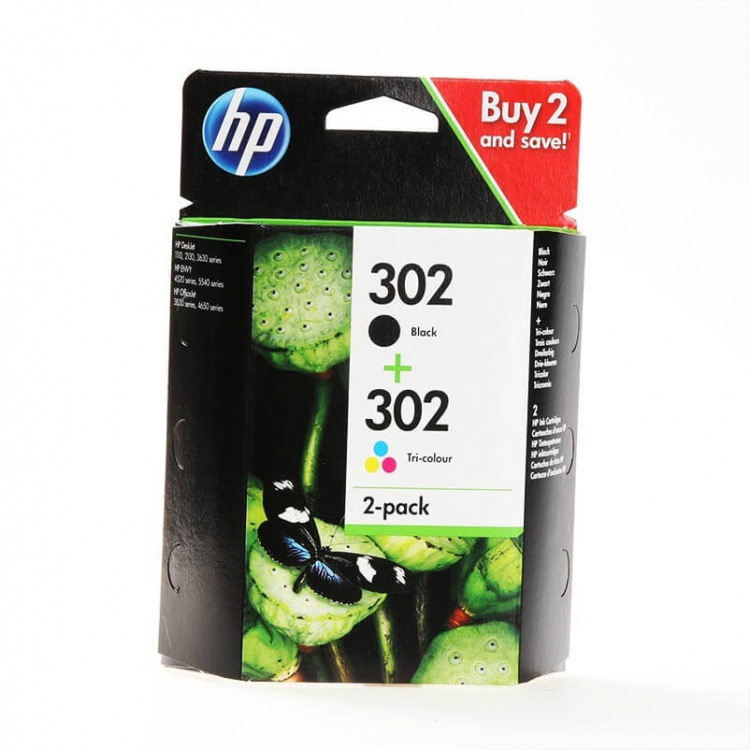 HP Musteet X4D37AE 302 Multipack