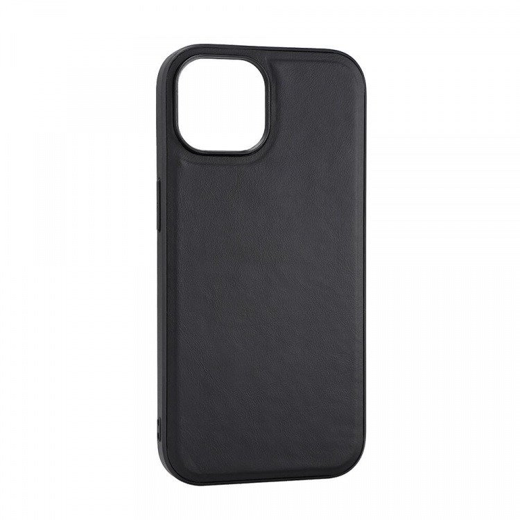 Buffalo Back cover Leather MagSeries iPhone 15 Black Buffalo Back cover Leather MagSeries iPhone 15 Black