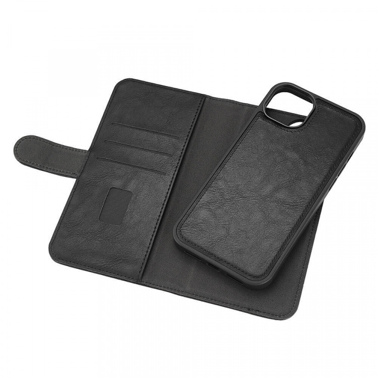 GEAR 2in1 3 card Recycled MagSerie iPhone 15 Plus Black