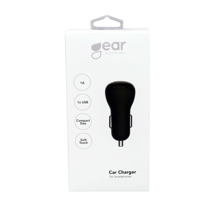 Gear Laturi 12/24V 1xUSB 1A Musta