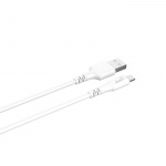 Gear Pyöreä latauskaapeli Lightning-USB-A:lle 0,3 m Valkoinen MFI Gear Pyöreä latauskaapeli Lightning-USB-A:lle 0,3 m Valkoinen MFI