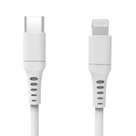 Gear Latausjohto USB-C till Lightning 3m Valkoinen MFI C94