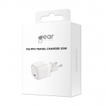 Gear Charger 220V 1xUSB-C PD/PPS 25W White