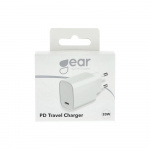 Gear Laturi 220V 1xUSB-C PD 20W Valkoinen