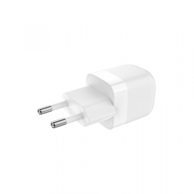 Gear Laturi 220V 1xUSB-C valkoinen PD/PPS 25W kaapeli USB-C–USB-C 3A