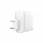 GEAR Charger 220V 2xUSB-C White PD 60W (PD 30W+PD30W)