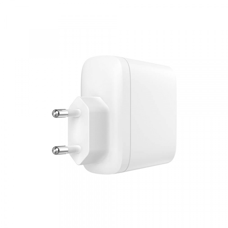 GEAR Charger 220V 2xUSB-C White PD 60W (PD 30W+PD30W)