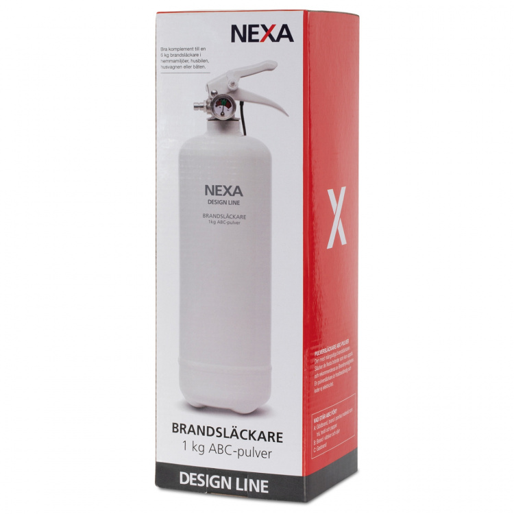 nexa Brandsläckare Vit 1kg 8A nexa Brandsläckare Vit 1kg 8A