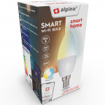 Alpina WiFi Smart E14 LED lämmin/kylmä valkoinen 4.9W 470 lm Alpina WiFi Smart E14 LED lämmin/kylmä valkoinen 4.9W 470 lm