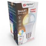 Alpina WiFi Smart E27 LED lämmin/kylmä valkoinen 9W 806 lm Alpina WiFi Smart E27 LED lämmin/kylmä valkoinen 9W 806 lm