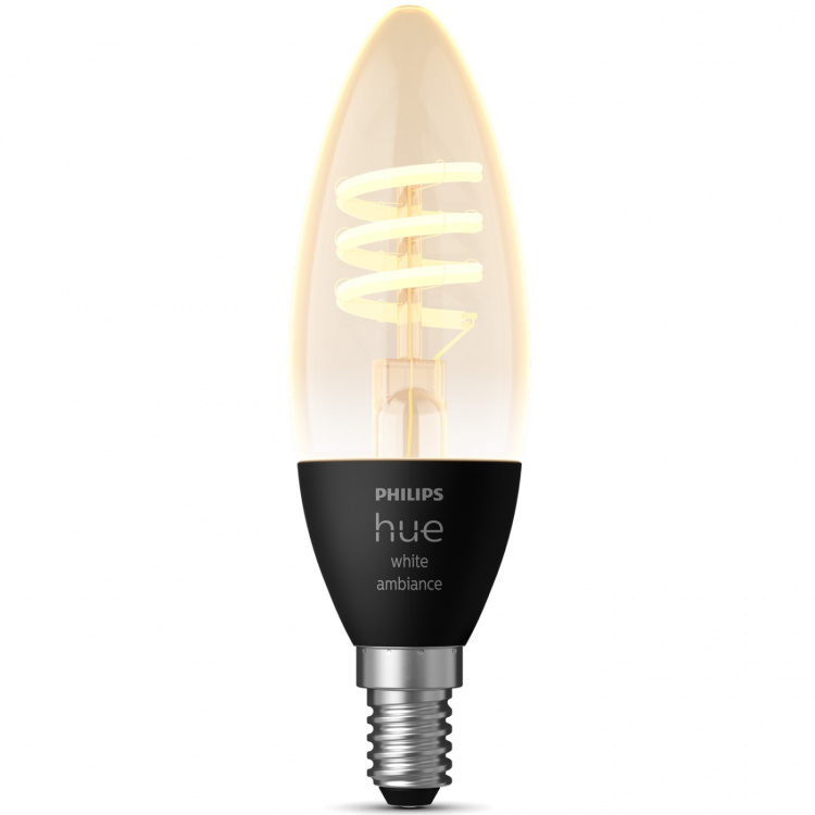 Philips Hue White Ambiance Filament E14 Kron 350 lm 1-pack Philips Hue White Ambiance Filament E14 Kron 350 lm 1-pack