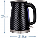 Russell Hobbs Vattenkokare Groove Kettle Black 26380-70