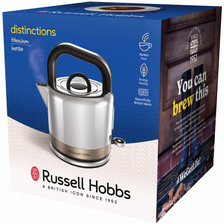 Russell Hobbs Vattenkokare Distinctions Kettle Titanium 26422-70 Russell Hobbs Vattenkokare Distinctions Kettle Titanium 26422-70